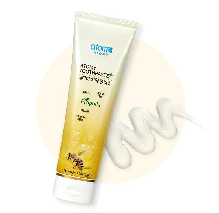 BC233 Korean Toothpaste Propolis Bees Dental Oral Care System (7.05 Oz x 2 pcs)