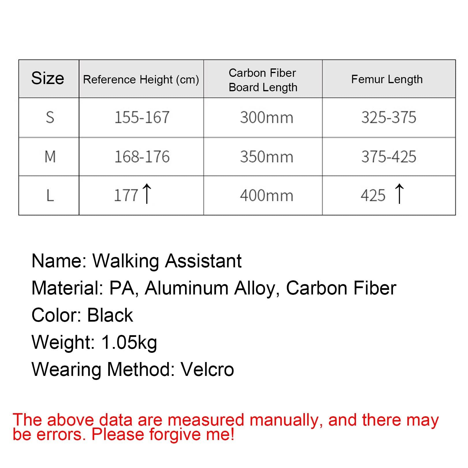 IINCOOY IINCOOY Walking Aid Bionic Body Power Walking Aids Stroke Hemiplegia Walker Lower Limb Rehabilitation Training Leg Walking Training Tool (Color : Right, Size : Large)