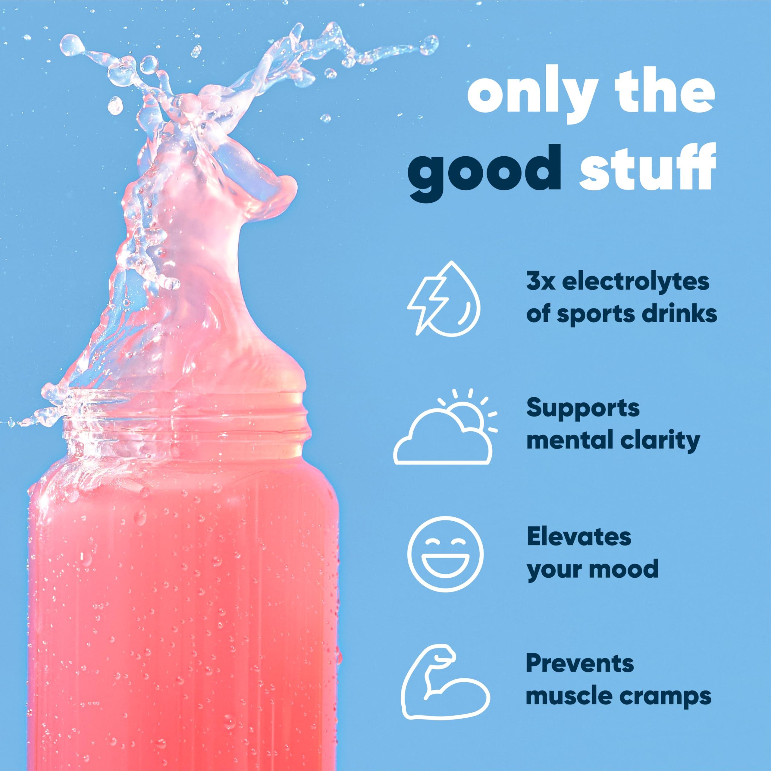 IQBAR IQMIX Sugar Free Electrolytes Powder Packets - Hydration Supplement Drink Mix with Keto Electrolytes, Lions Mane, Magnesium L-Threonate, and Potassium Citrate - Blueberry Pomegranate (40 Count)