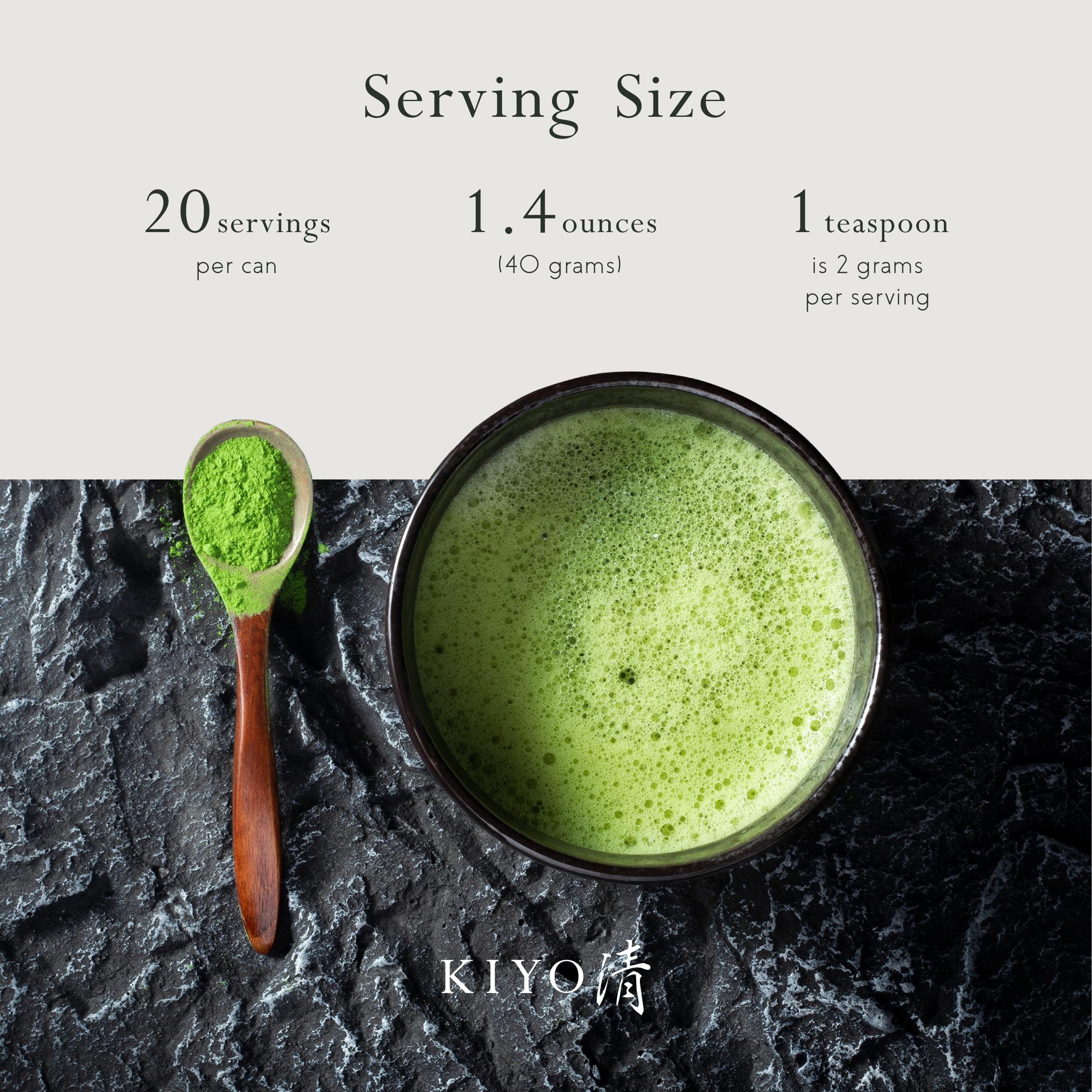 Kiyo Matcha Kiyo Matcha Classic Grade Hatsumukashi Ceremonial Uji Matcha - Pure Japanese First Harvest Ceremonial Grade Matcha Green Tea Powder from Uji, Japan (40g/1.41oz)