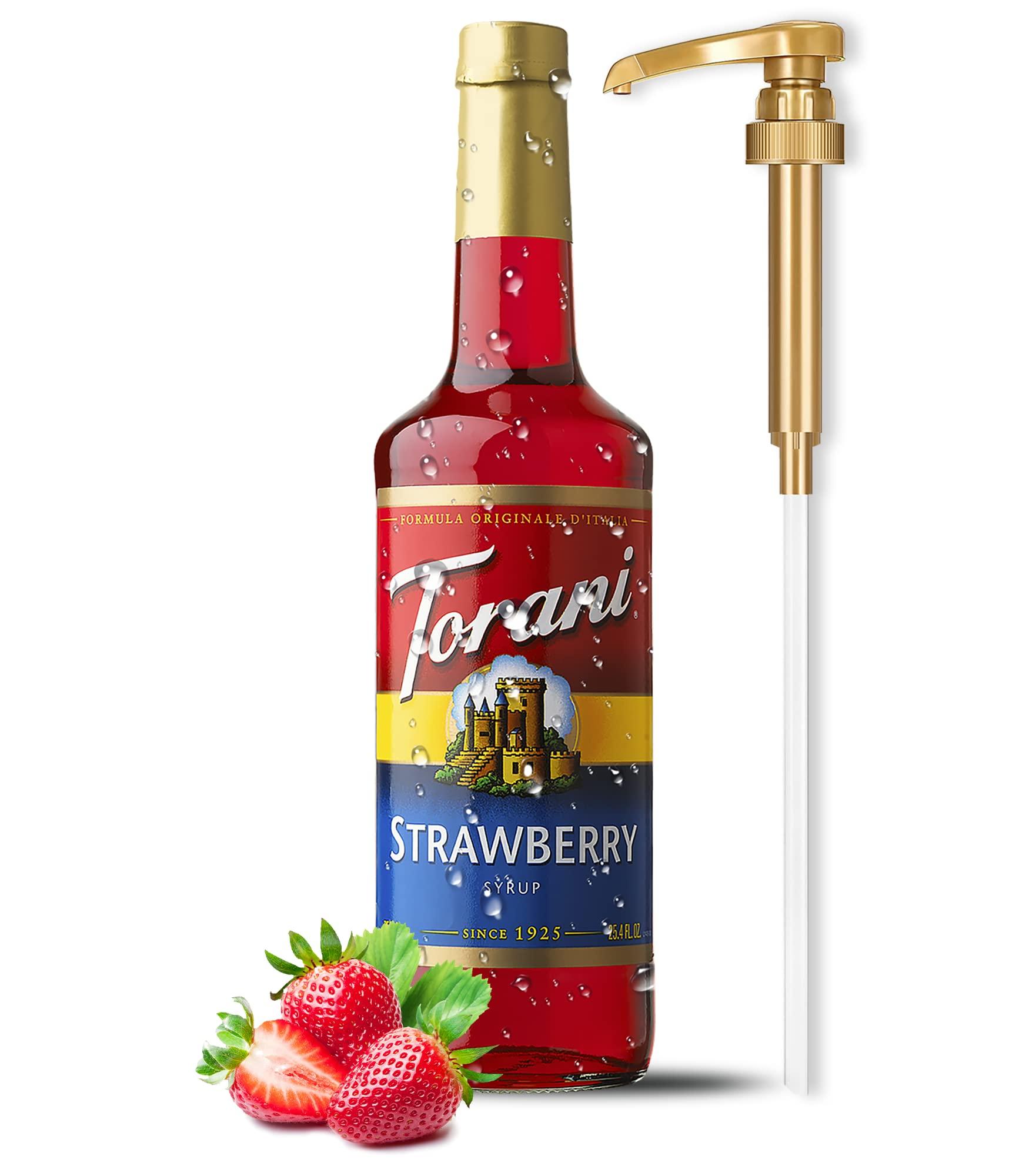little squirt syrup pump Strawberry Lemonade Duo Flavor Syrup Bundle for Drinks 750ML with Pumps