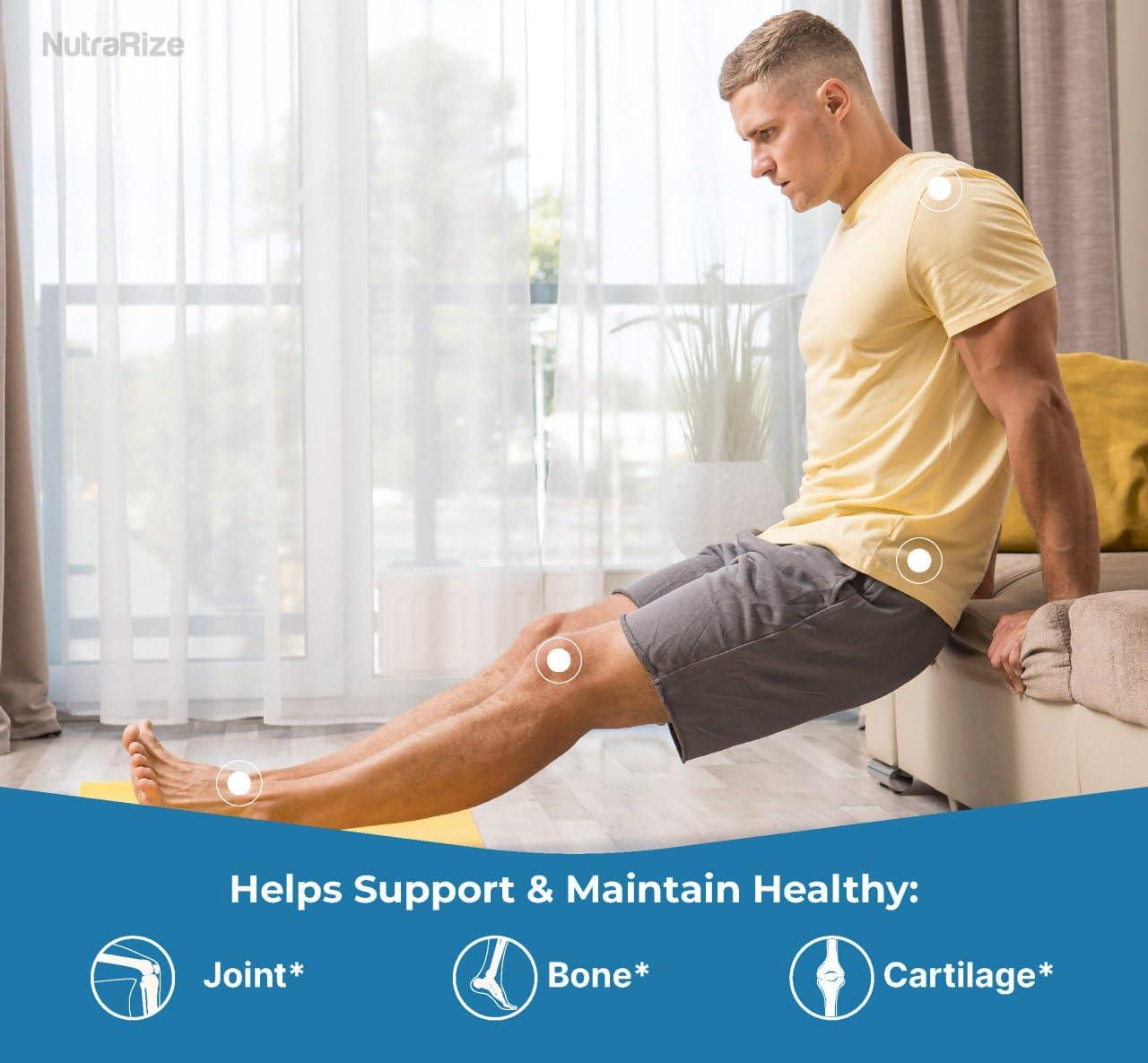 NutraRize (5 Pack) BioJoint Plus - BioJoint Plus Advanced Joint Support Formula, BioJoint Supplement, BioJoint Maximum Strength Pills for Joint Wellness and Mobility, Bio Joint Plus Reviews (300 Capsules)