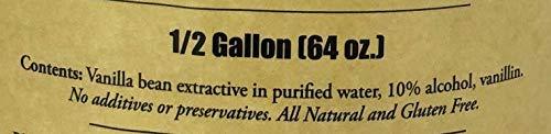 Blue Cattle Truck Trading Co. Blue Cattle Truck Trading Co. Traditional Gourmet Mexican Vanilla Extract, Half Gallon, 64 Ounce