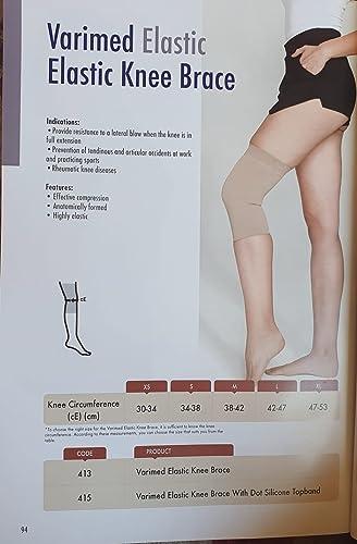 Generic Vermid Orthopedic Brace for Tendinitis, Arthritis, ACL, MCL, Injury Recovery, Meniscus Tear, knee pain, aching knees, patellar tendonitis and arthritis (Large, Black, Single) (Medium, Grey)