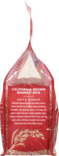 Lundberg Lundberg Basmati Rice, Organic Long Grain Brown Rice - Non-Sticky, Fluffy Aromatic Rice Grown in California, Pantry Staples, 32 Oz