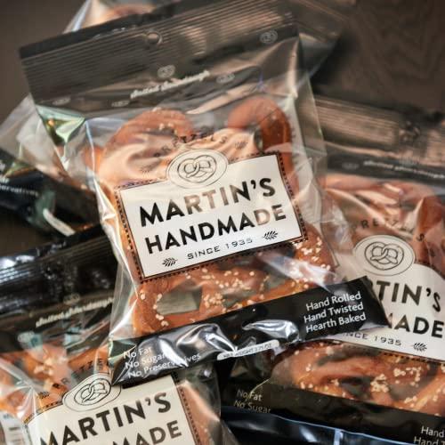 Martin's Pretzel Bakery Martin's Handmade Hearth Baked Sourdough Pretzels, 2.75oz Bag, Salted, 10 count