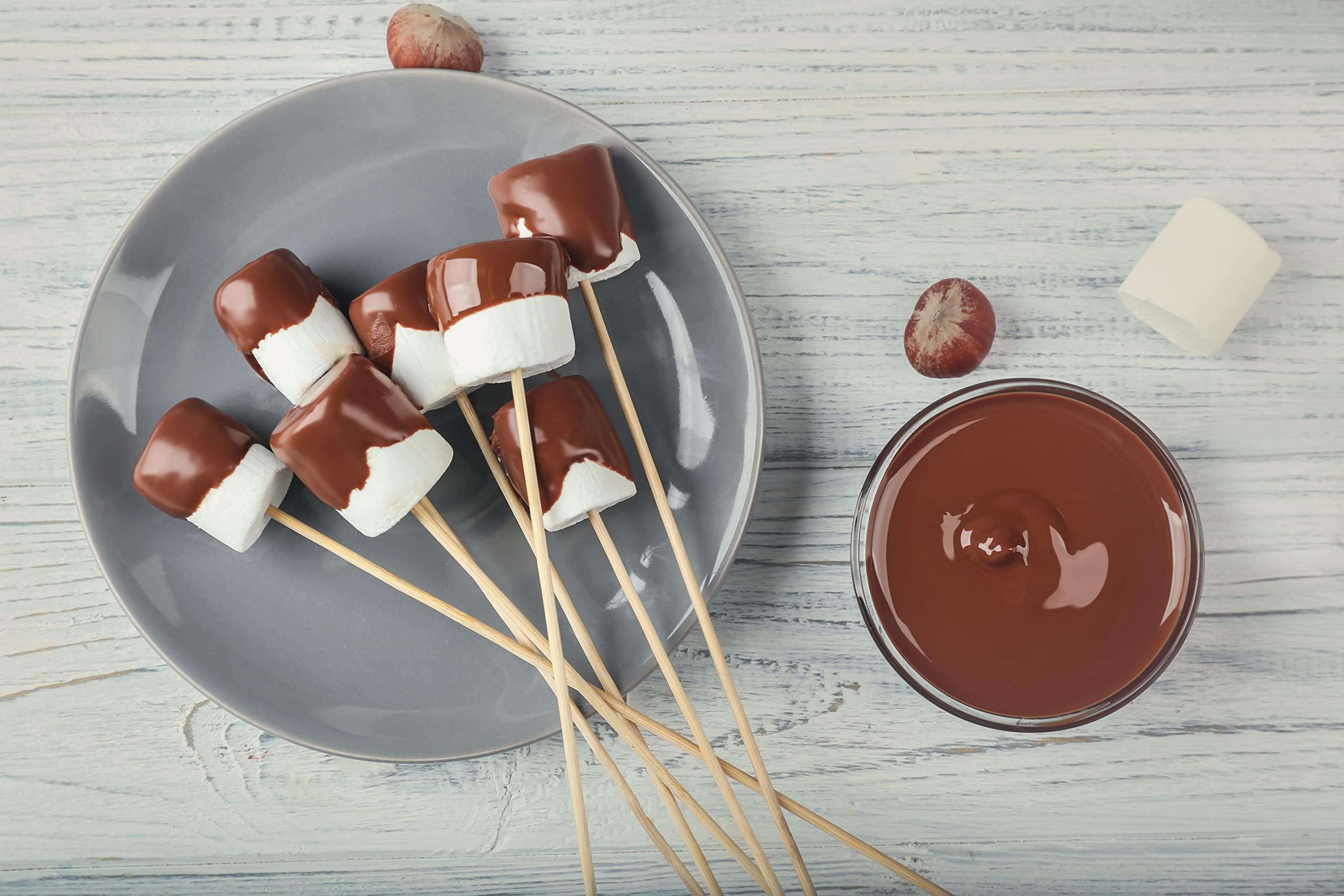 KOOKIE PLUS Individually Wrapped Marshmallows | 100x2 sets = 200 units (BULK Box) | 1\" cylinder shape | Great for gatherings, camping, fire pits, birthday parties, corporate outings | Smores