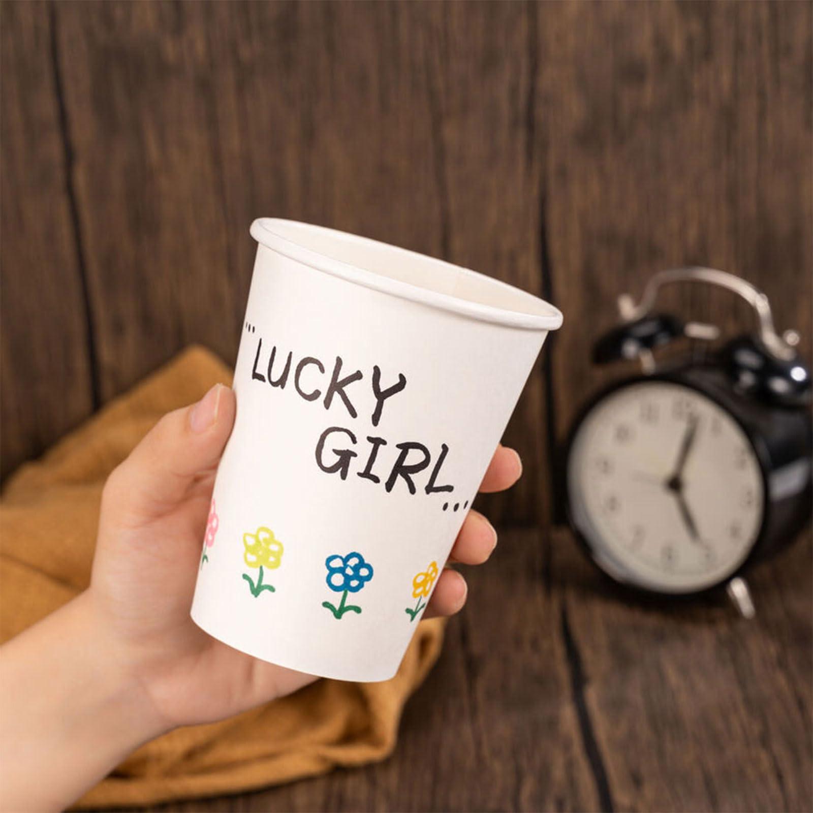 METAPRINT METAPRINT 12 oz Disposable Paper Coffee Cups [300 Pack], White Hot Coffee Cups, Paper Coffee Cups 12 oz, Thickened Design for Cafes, Bistros, Parties, and Events