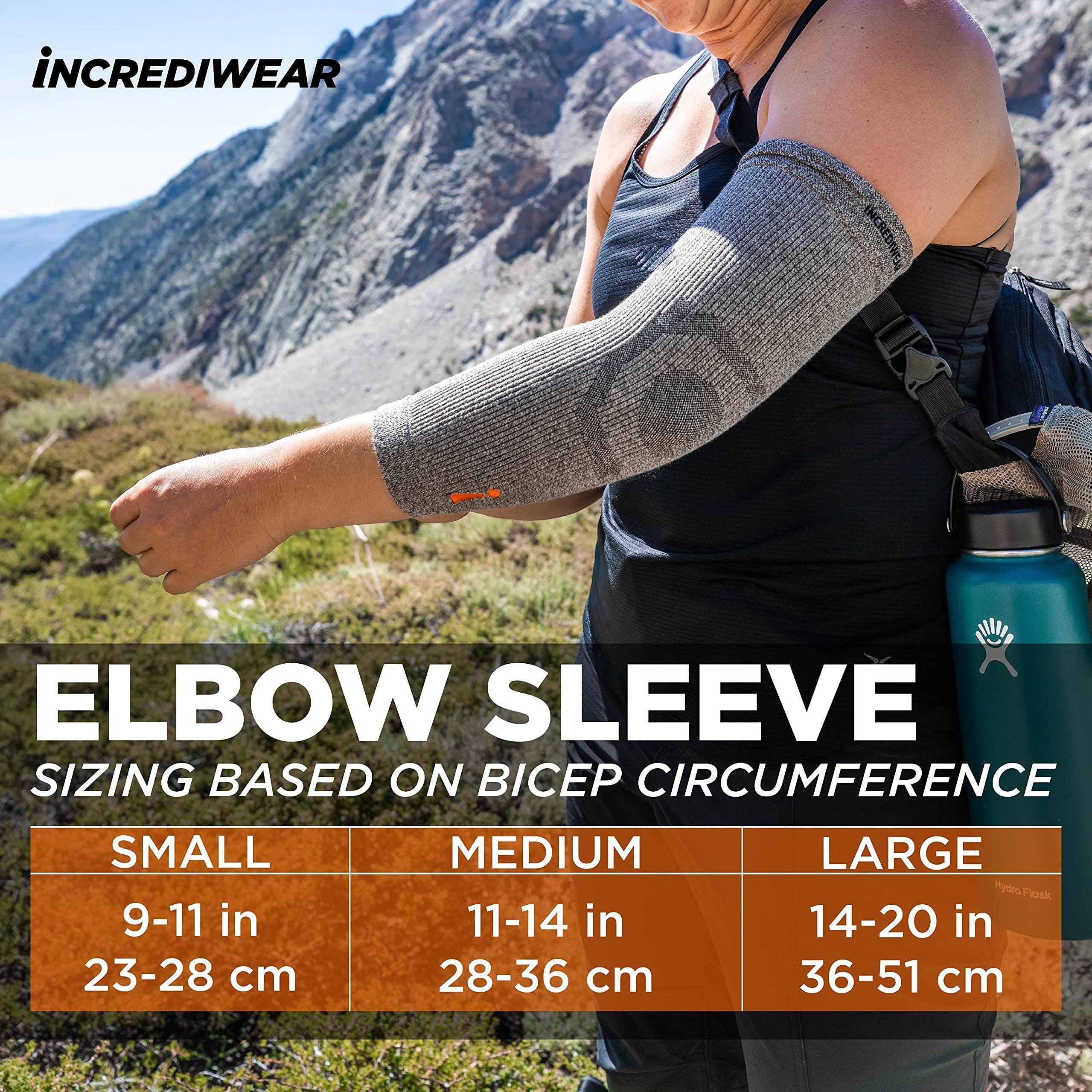 Incrediwear Incrediwear Elbow Sleeve Elbow Brace for Elbow Support, Joint Pain Relief, Inflammation Relief, and Circulation, Tendonitis, Golf and Tennis Elbow Brace for Women and Men (Royal, Small/Medium)
