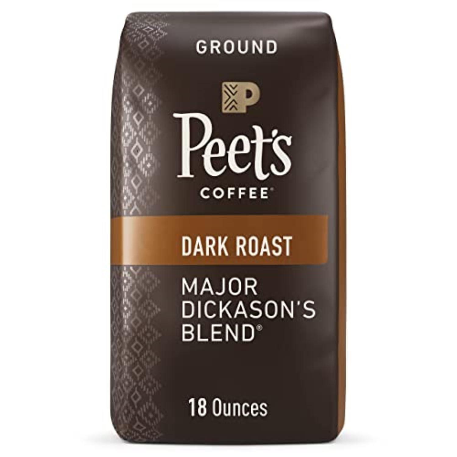 Peet's Coffee Peet's Coffee, Dark Roast Ground Coffee - Major Dickason's Blend 18 Ounce Bag