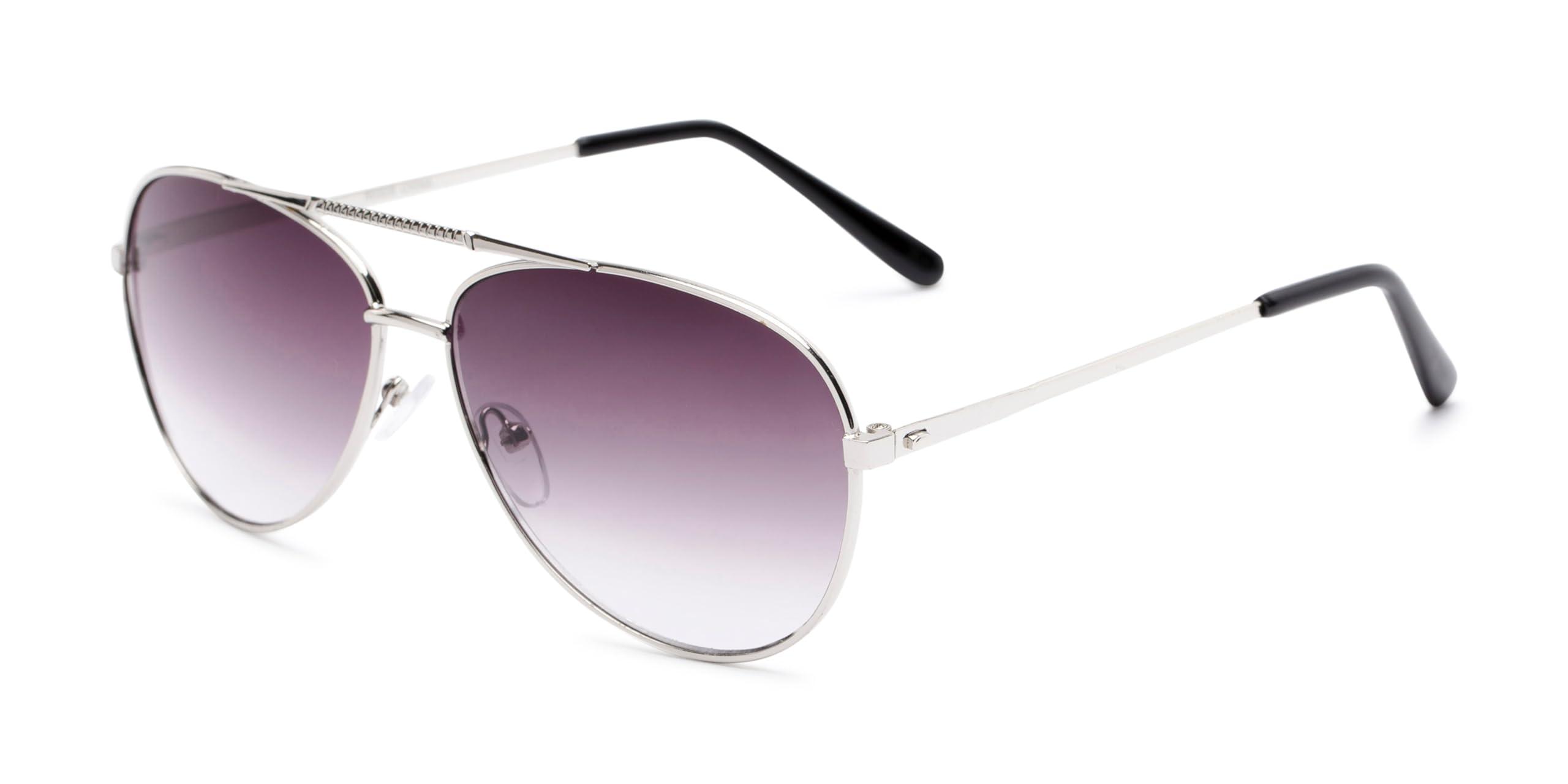 Readers Readers.com Reading Sunglasses: The Conrad Reading Sunglasses, Metal pilot Style for Men and Women