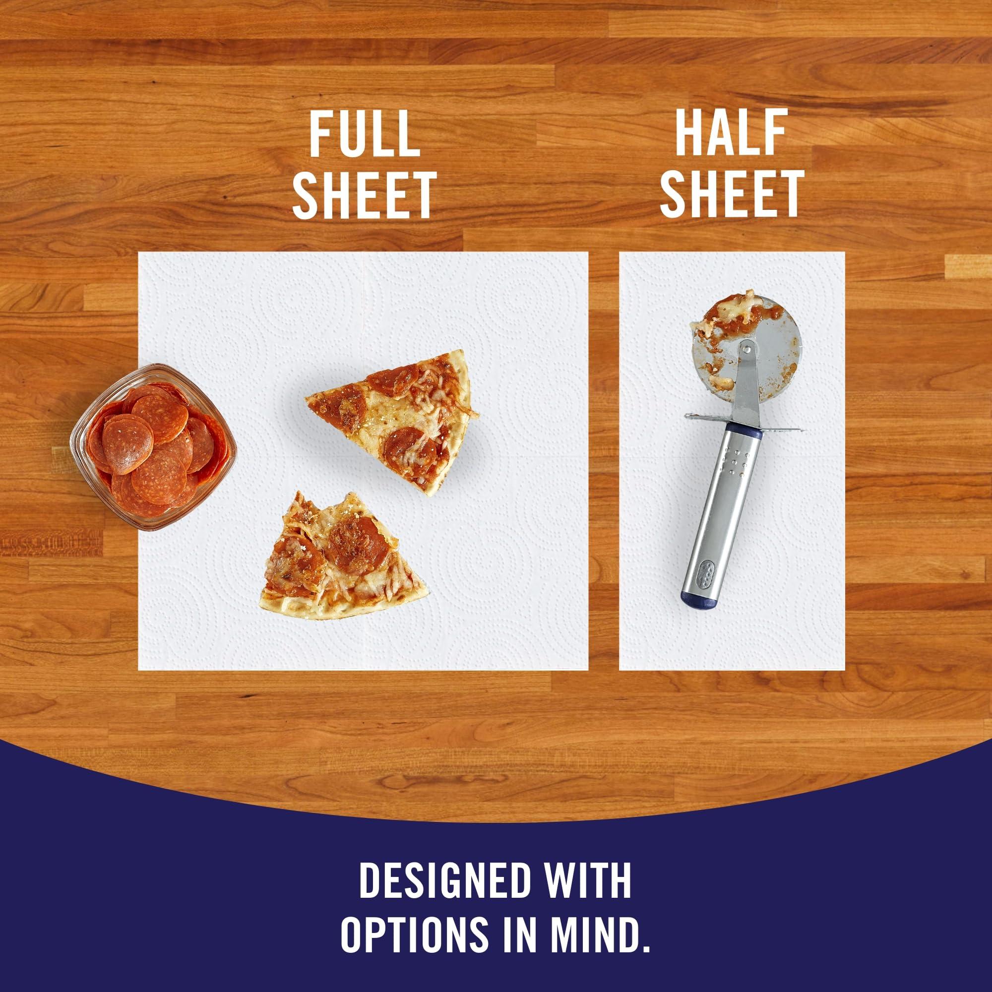 SPARKLE Sparkle Pick-A-Size Paper Towels, 24 Double Rolls = 48 Regular Rolls, Everyday Value Paper Towel with Full and Half Sheets