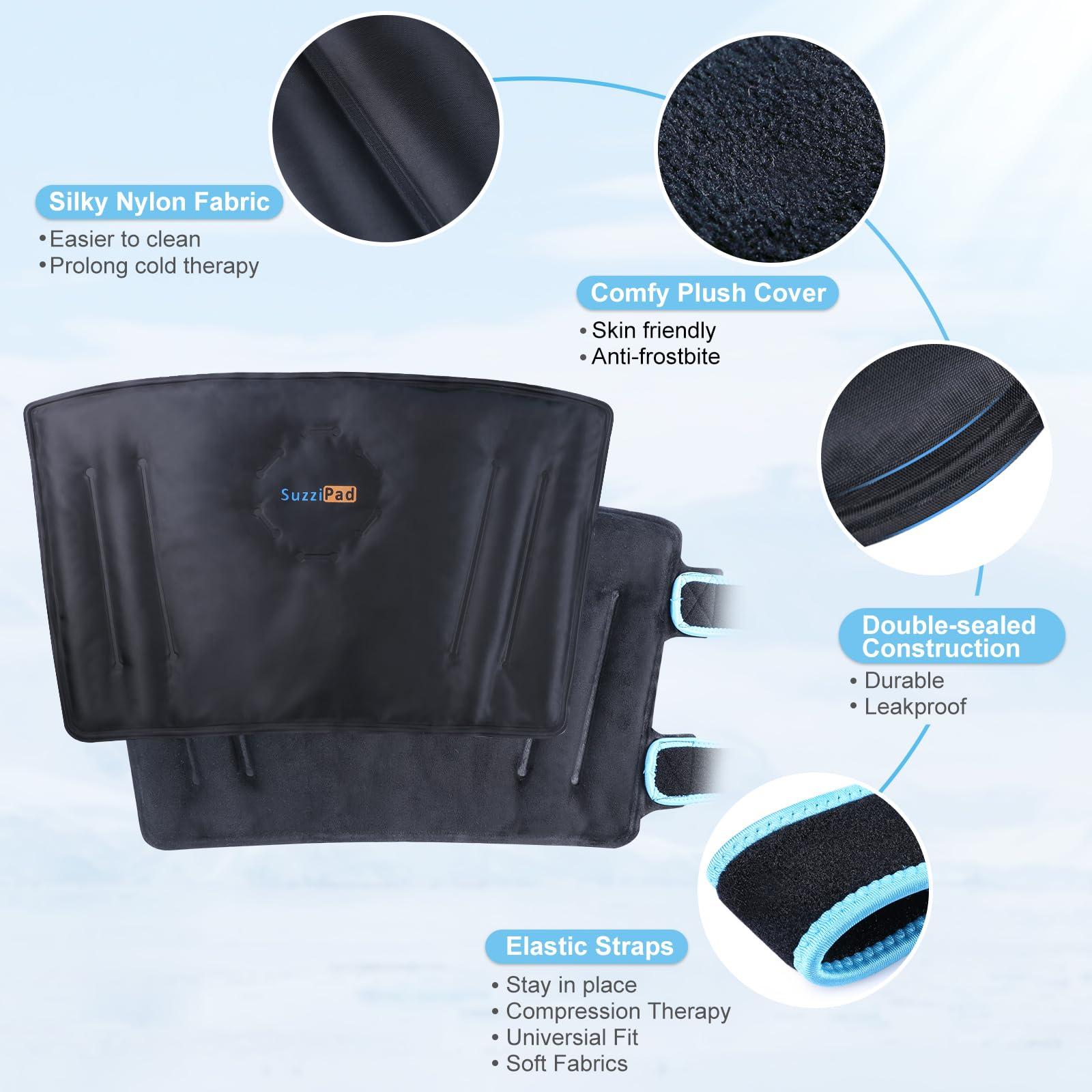 SUZZIPAD SuzziPad Microwave Heating Pad for Pain Relief, 7x18 Microwavable Heating Pads for Cramps, Muscle Ache, Joints, Neck Shoulder, Bean Bag Heating Pad Microwavable Moist Heat Pack, Warm Compress, Purple