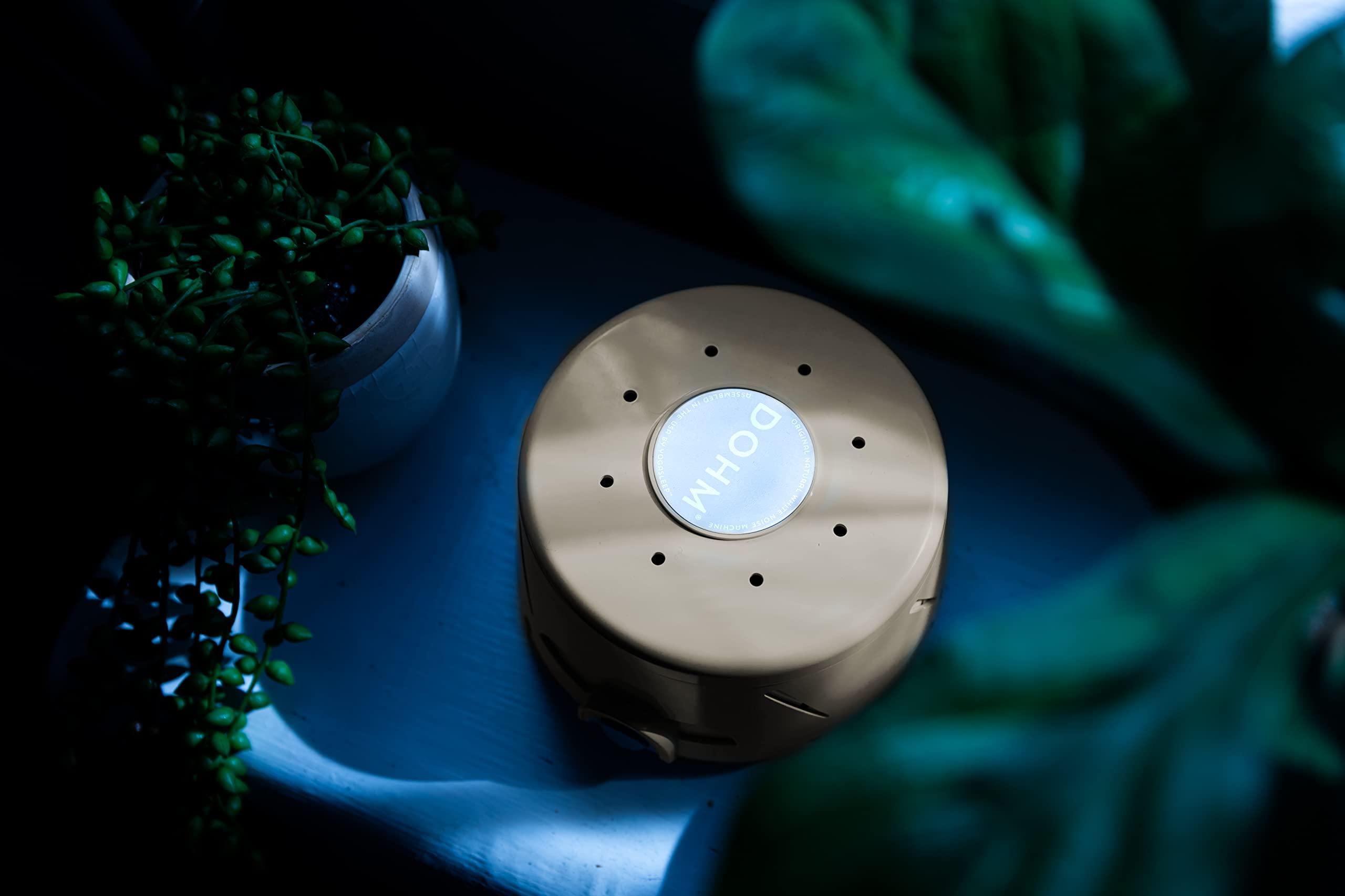Marpac Yogasleep Dohm Classic (Tan) White Noise Machine + Travel Case, Sound Machine, Soothing Natural Sound from a Real Fan, Noise Cancelling, Sleep Therapy, Office Privacy, Travel