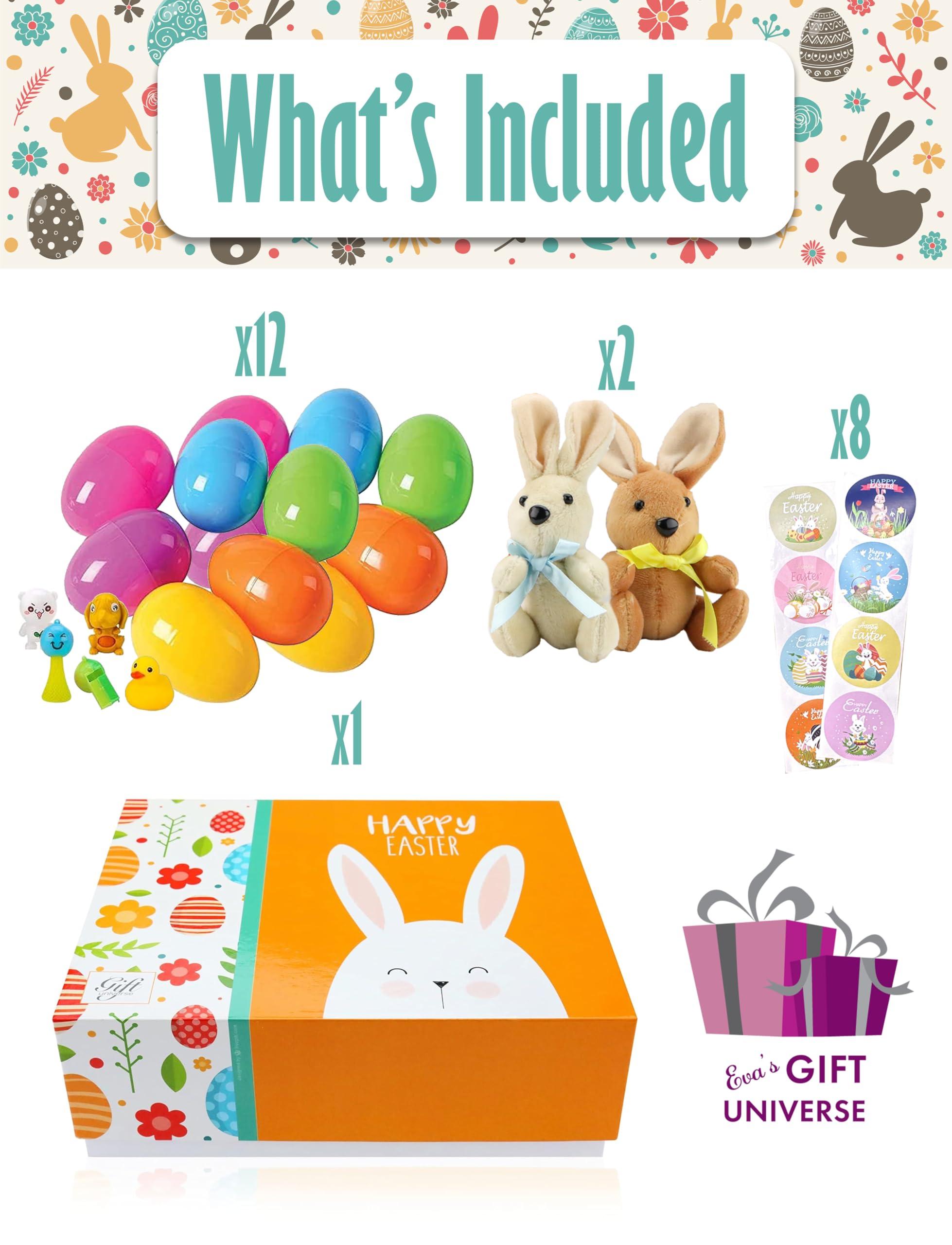 Eva\'s Gift Universe Eva\'s Gift Universe Easter Care Package (41 Count) Filled with Candy Chocolate Cookies and More Gift for Kids Girls Boys College Students