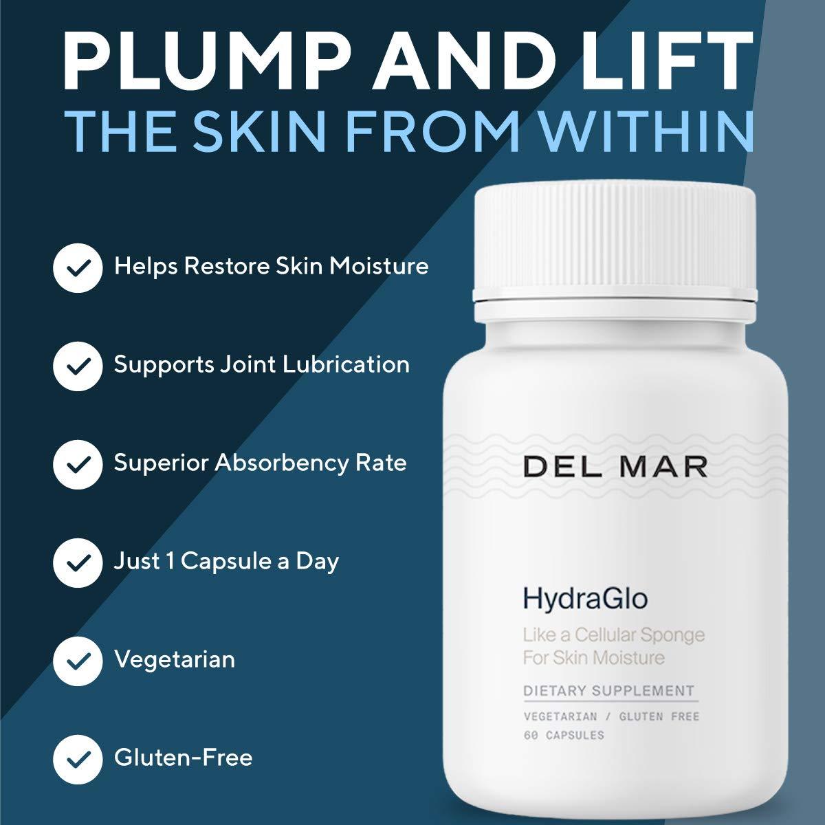 Del Mar Laboratories Del Mar Labs - CeraLift - 30 Day Supply - Doctor Formulated - For Reduction in Appearance of Fine Lines and Wrinkles - Anti-Aging Ceramides and Antioxidants - Vegetarian Capsules