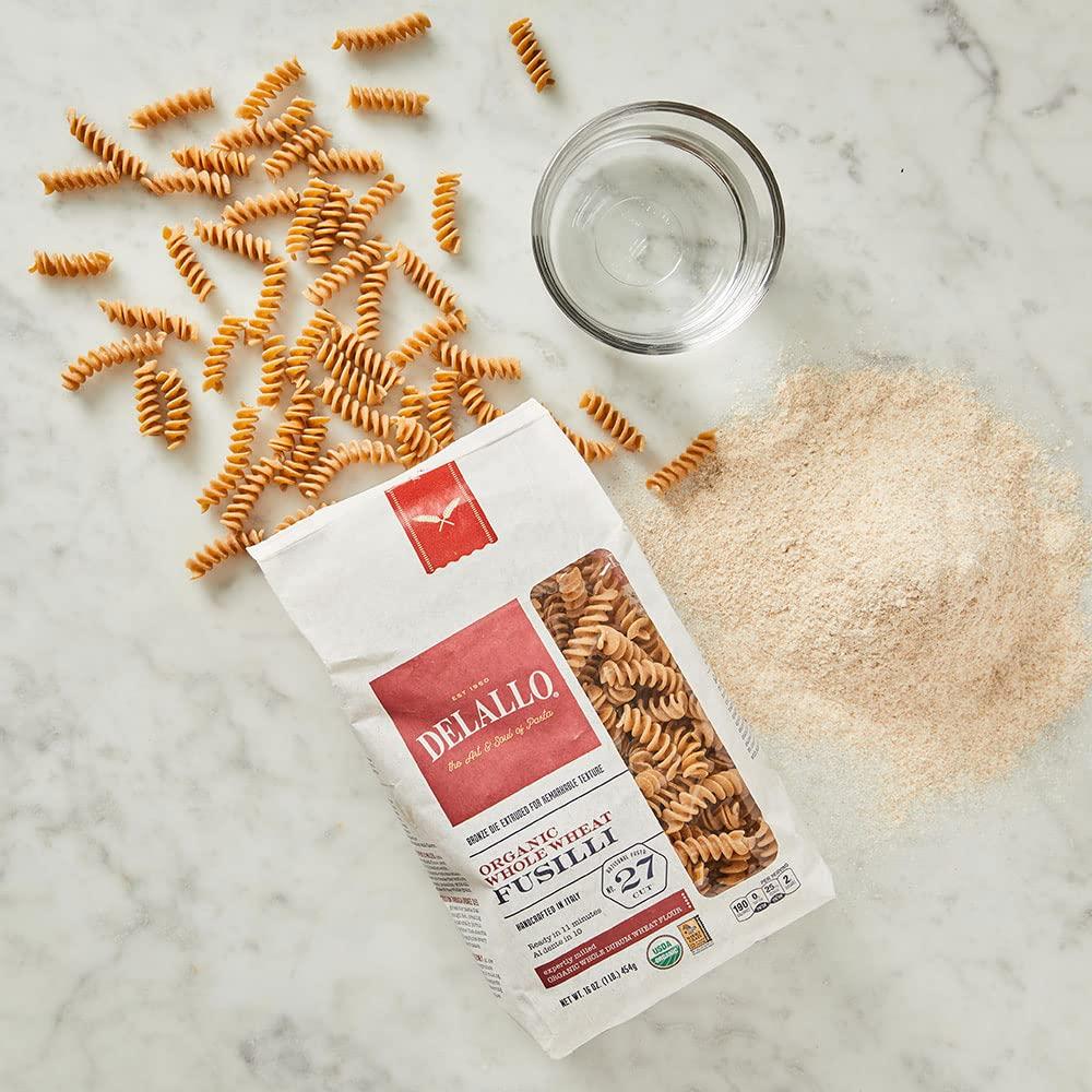 DeLallo DeLallo, Pasta, Whole Wheat, Fusilli # 27, 16 oz
