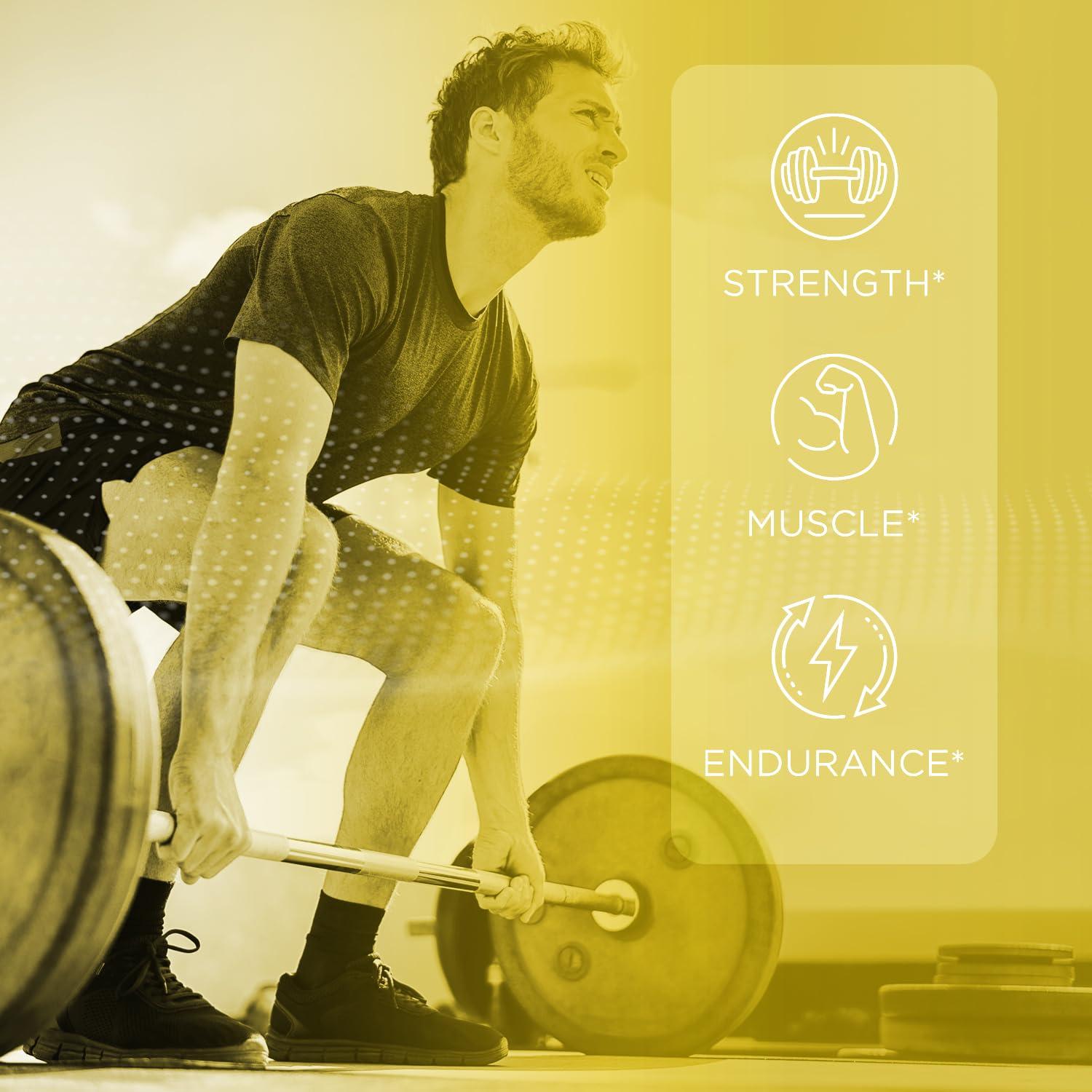 EFFECTIVE NUTRA EFFECTIVE NUTRA Creatine Monohydrate Gummies | 1g Per Gummy | Vegan Creatine Gummies Supplement for Men & Women | Strength, Muscle Growth, Energy, Endurance | Natural Lemon Flavor, Made in USA (90ct)