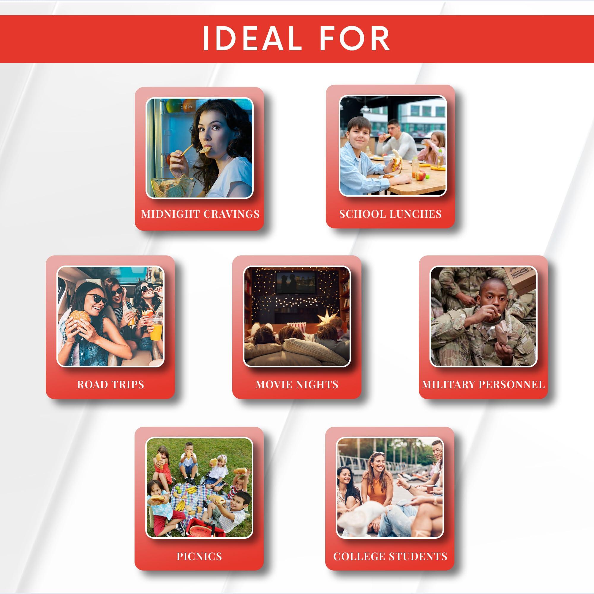 JUMBO JUMBLE Jumbo Jumble Snack Box (45 Count) Gift Care Package Snacks Variety Pack for Adults Teens Kids Men Women School College Office Birthday (Energy Set)