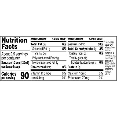 Campbell\'s Campbell\'s Condensed Cream of Mushroom with Roasted Garlic Soup, 10.5 Ounce Can (Pack of 4)