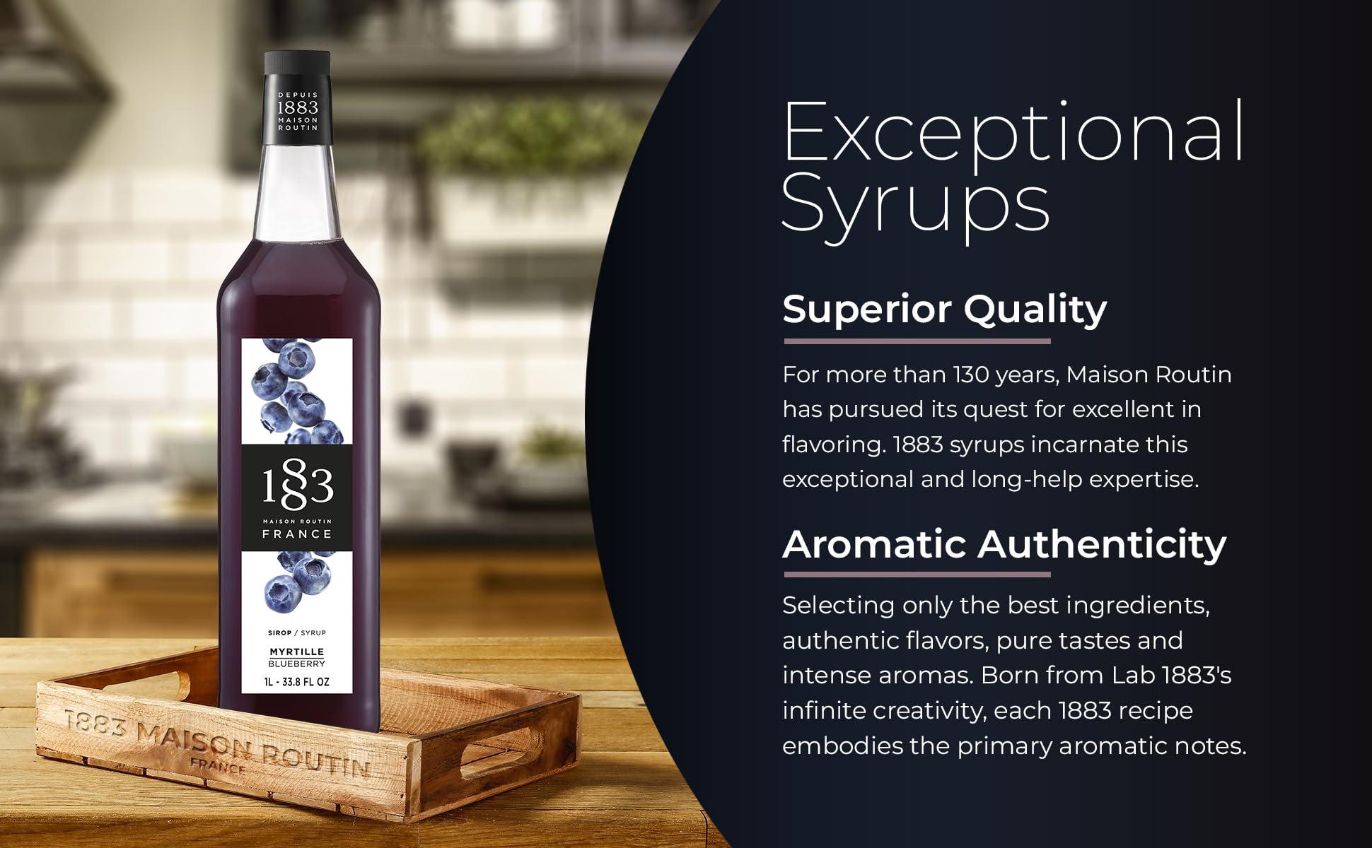Maison Routin 1883 Blueberry Syrup 1Liter