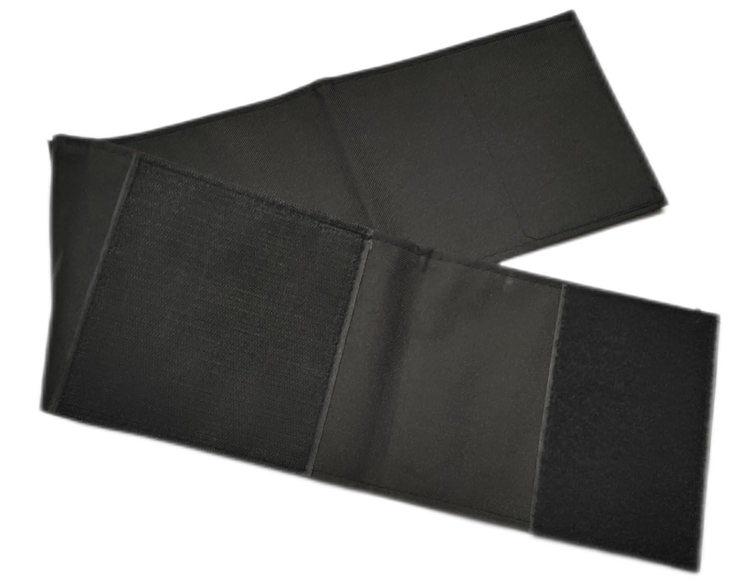 ForconMed Calf Strap for Wheelchair and Transport Chair,16"-20" seat Width Universal,Leg Strap Support Lower Leg,Widened Size:L32.7"*W6.3",Oxford Cloth Material,Wheelchair Universal Replacement Parts 1Ea,Black