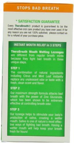 TheraBreath Dry Mouth Lozenges - Mandarin Mint, 100pc