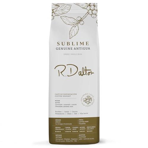 R Dalton R. Dalton Coffee Sublime Genuine Antigua Whole Bean Coffee - Medium Roast - Exotic Chocolaty And Caramel Notes - All Brewing Methods - Premium Quality From Antigua Guatemala 100% Arabica - 12 oz