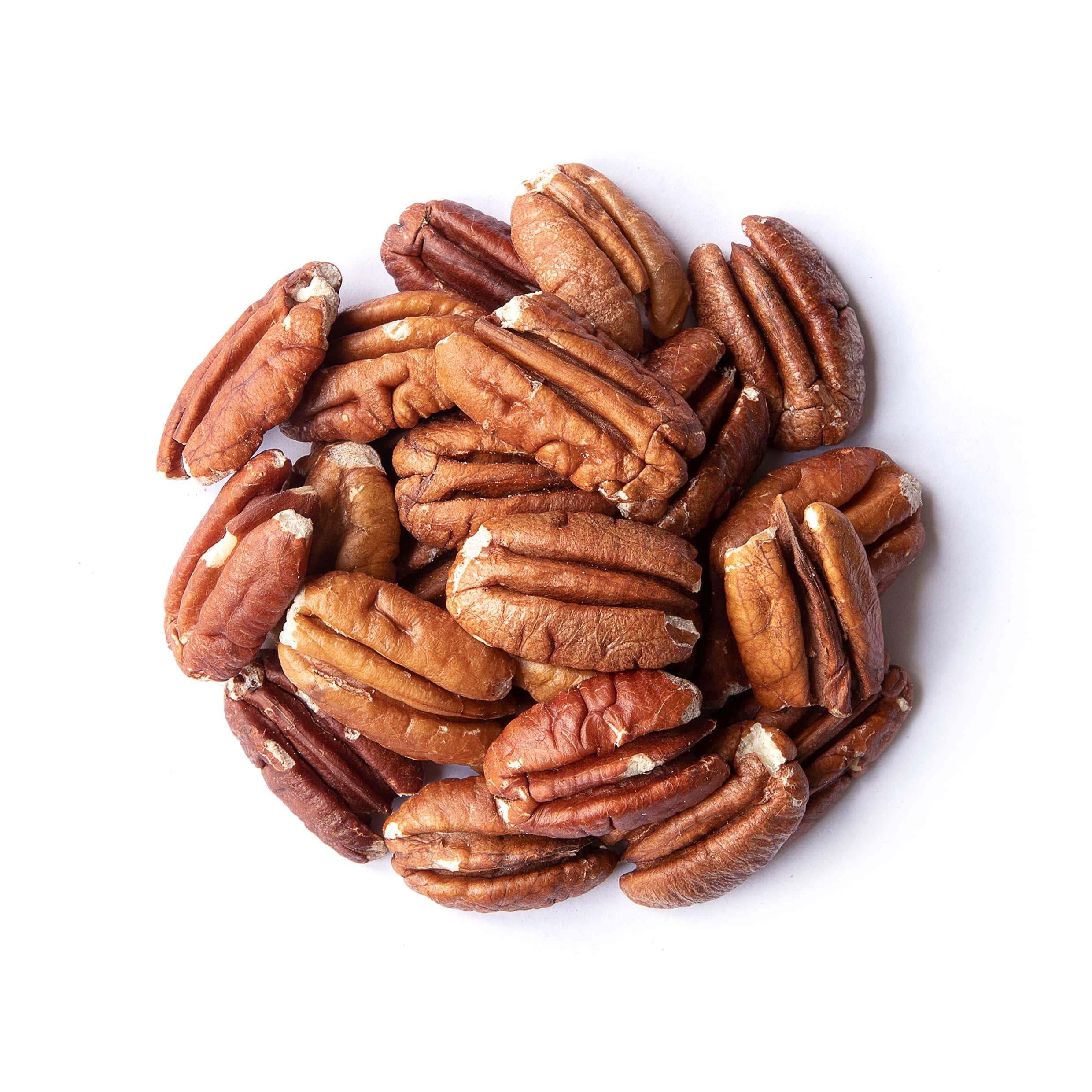 Food to Live Food to Live - Dry Roasted Pecan Halves, 3 Pounds Oven Roasted Nuts, Unsalted, No Oil Added, Vegan, Kosher. Good Source of Protein and Fiber.