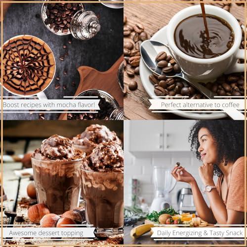 It's Delish Dark Chocolate Covered Espresso Beans - by It\'s Delish, 3 Lbs Bulk | Coffee Lovers Snack | Gourmet Chocolates Candy Snacks | Made in USA, Vegan, Kosher