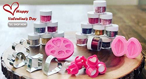 Bakell BAKELL Pastel Purple Art & Craft Glitter, 5g Jar | DAZZLER DUST | Non-Toxic Decorating Glitter | Arts, Crafts, Slime, Glue, Paint, Face & Body (Pastel Purple)