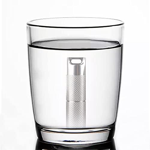 WANERSEN WANERSEN Titanium Waterproof Pill Case EDC Container Capsule Case Outdoor Camping Metal Box, Large