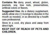 Edom Laboratories Elderberry Zinc Lozenge (60 Lozenges)