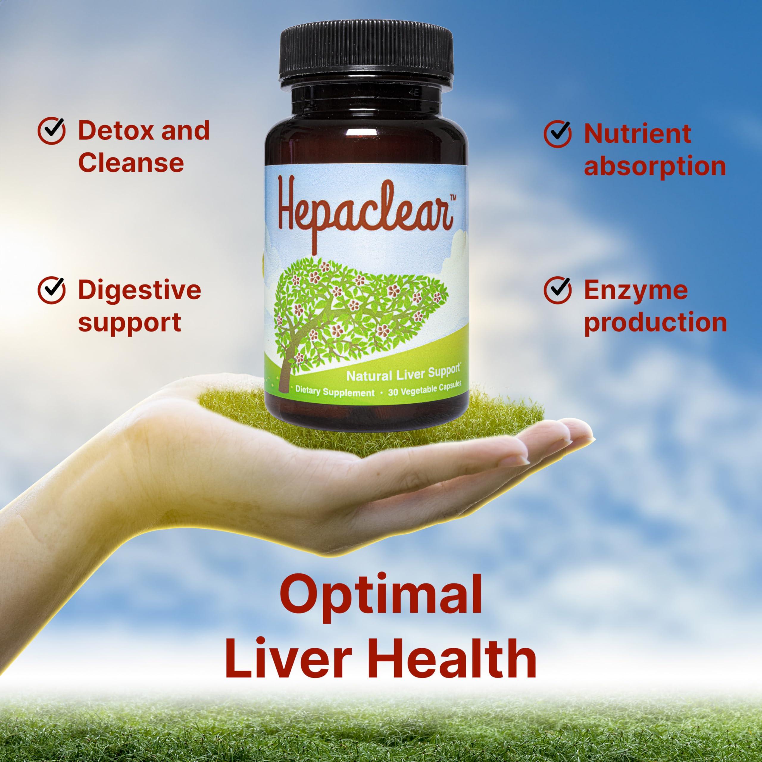 Hepaclear Hepaclear - Natural Liver Support Supplement with Hesperidin - Non-GMO, Vegan, Gluten-Free