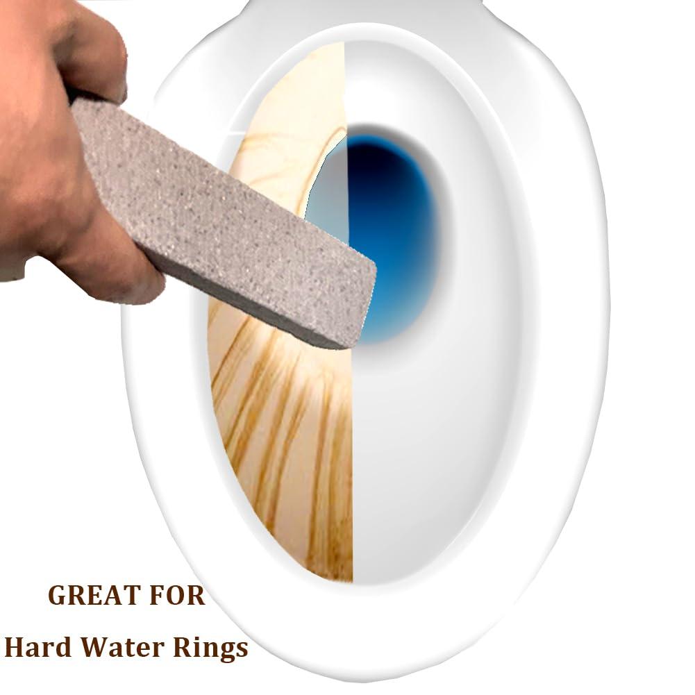 FDGARDEN 8 Pack Pumice Stones for Toilet Cleaning Pumice Sticks Remove Toilet Bowl Hard Water Rings, Calcium Buildup and RustCleaning Stone Pumice Stone for Toilet Bowl, Pool, Bath, Kitchen, Barbecue