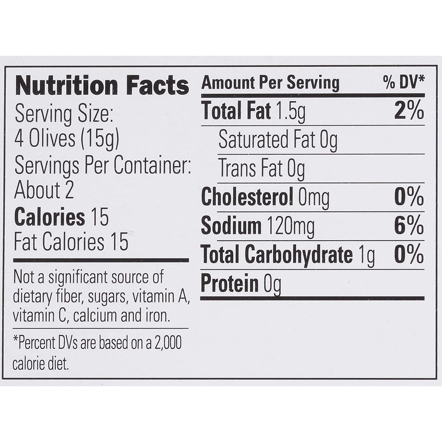 PEARLS Pearls Olives To Go! Large Ripe Pitted Olives, Pack of 16, 1.2 oz Cups