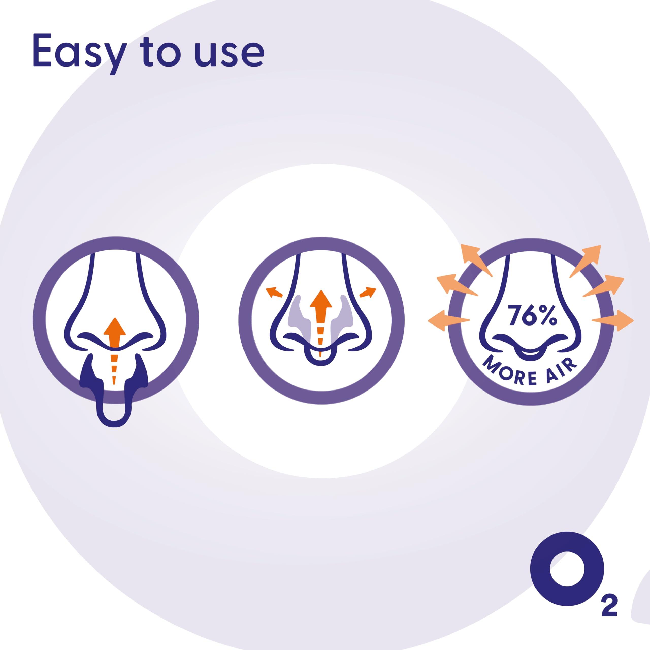 Air Max AIRMAX Nasal dilators for Sleeping - 76% More Airflow - Anti snoring Devices - Breathe Freely Through The Nose - Sinus Relief, Relief and snoring Solution - 2X Medium Orange - 6 Month Relief