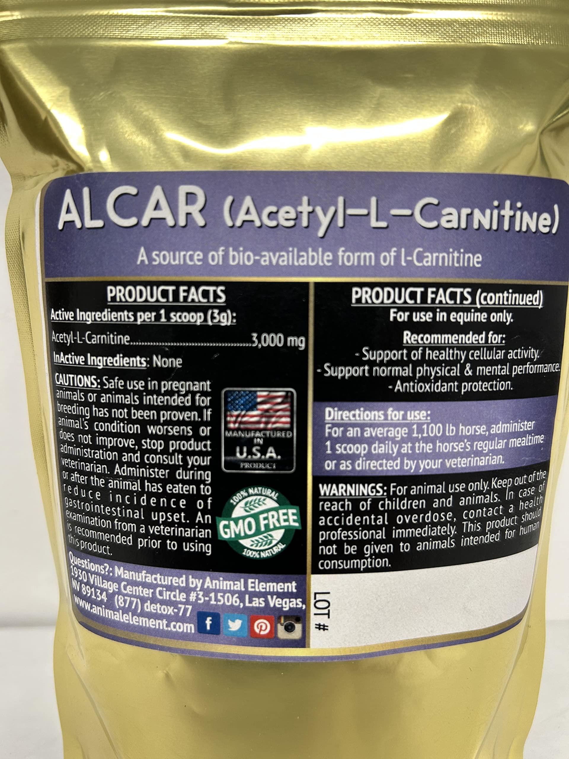 Animal Element Animal Element Acetyl-L-Carnitine (ALCAR) - 8 oz. - All Natural, GMO Free