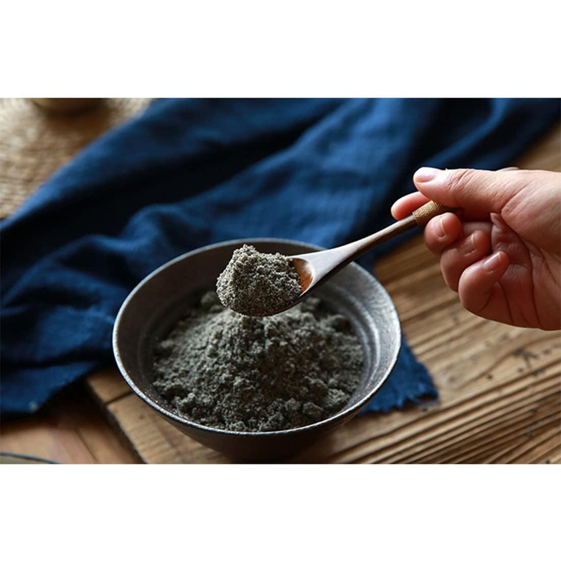 SPFLAUFR Black Sesame Powder (14.1ounce) pure black sesame paste100% Black Sesame Seeds Powder, No Sugar,400gram