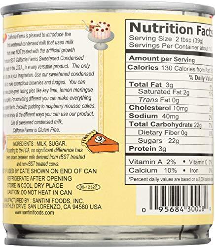 California Farms California Farms Sweetened Condensed Milk - Case of 24 - 14 Fl oz.
