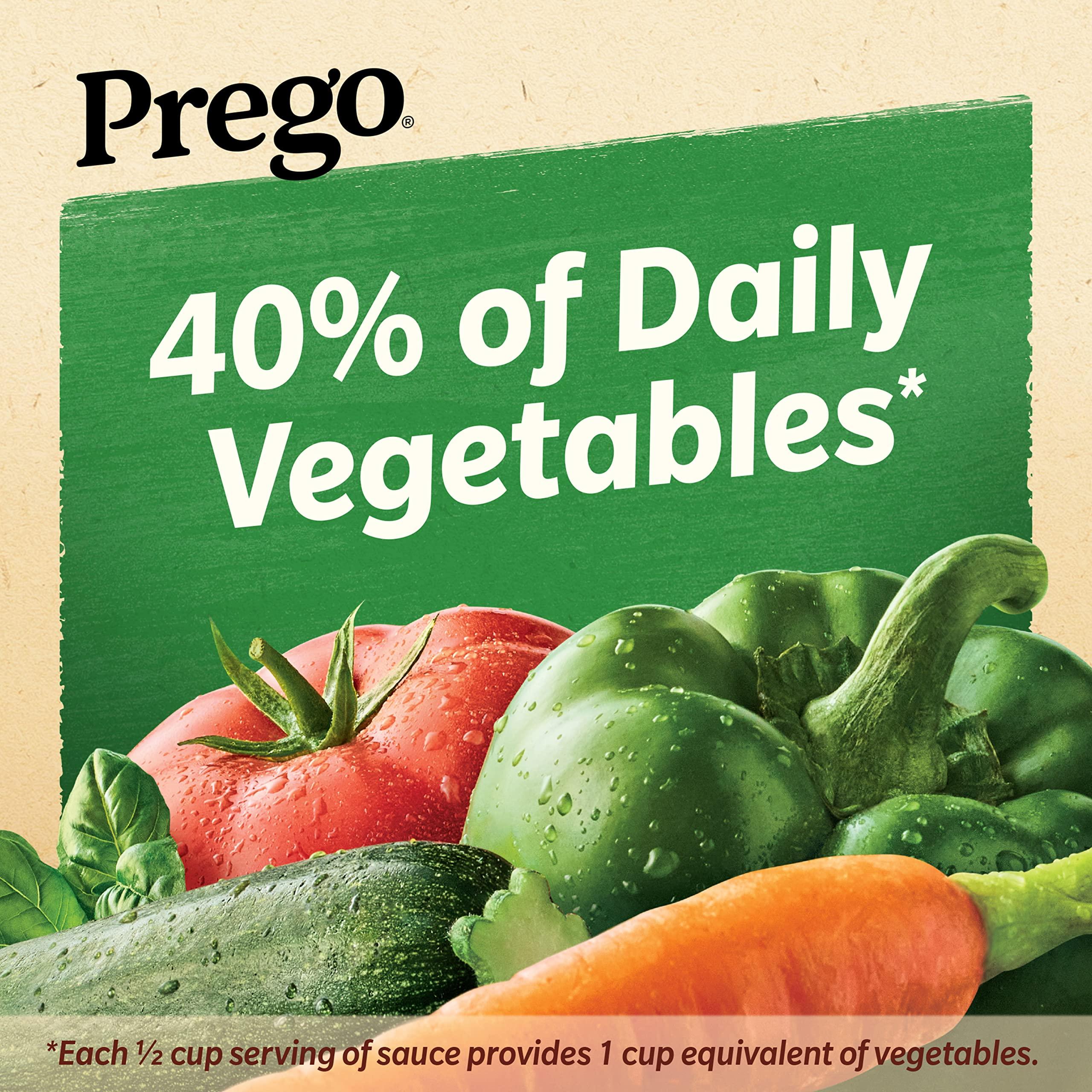 Prego Prego Chunky Garden Combo Pasta Sauce, 23.75 Oz Jar (Case of 12)