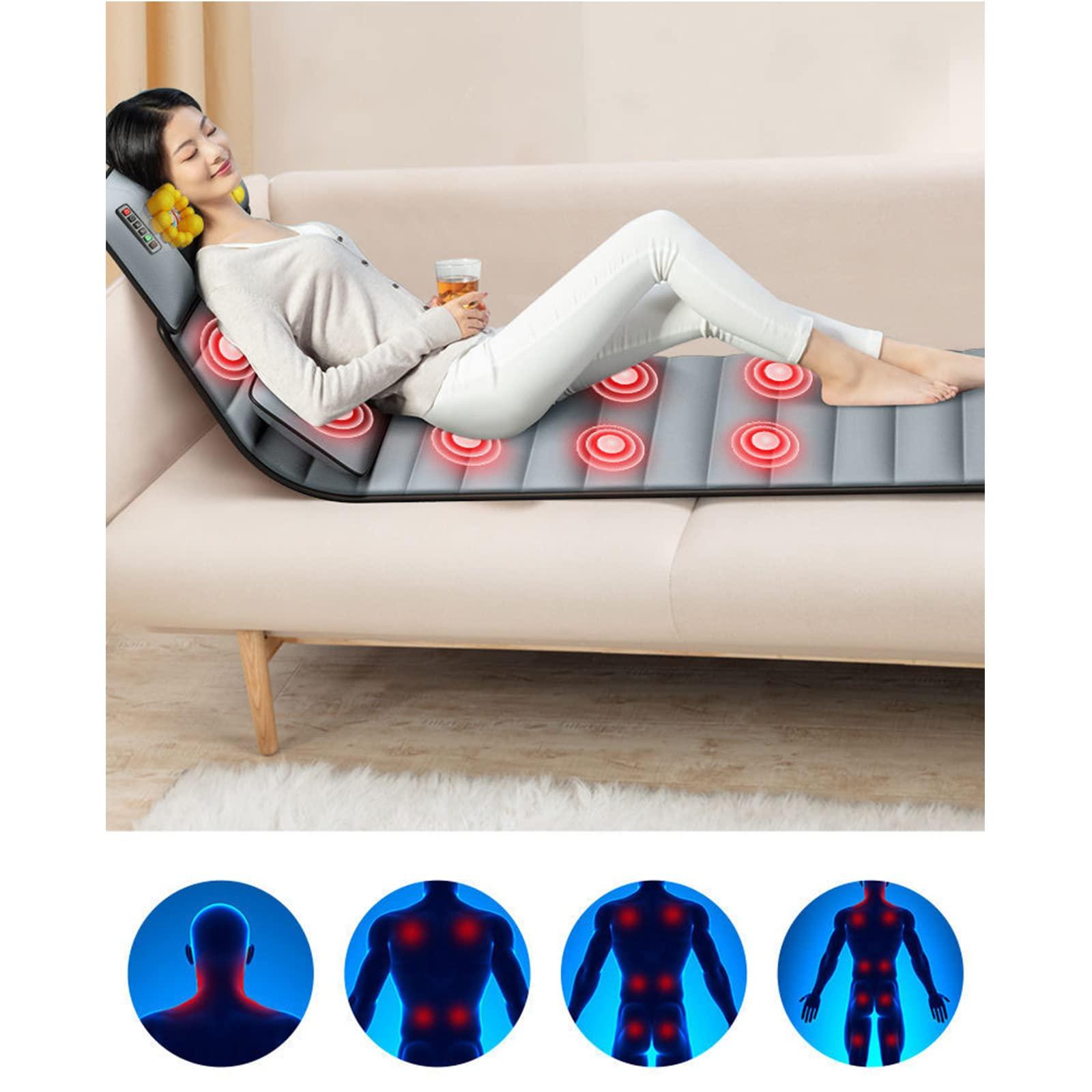 ASUMUI ASUMUI Multifunctional Home Massage Mattress Cervical Spine Waist Back Massager Body Electric Massage Pad Cushion Heating Cushion