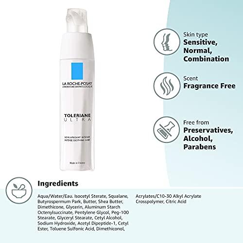 La Roche-Posay La Roche-Posay Toleriane Dermallergo Ultra Soothing Repair Face Moisturizer for Sensitive Skin, Gentle Moisturizing Face Cream for Dry Skin, Packaging May Vary, Formerly Toleriane Ultra