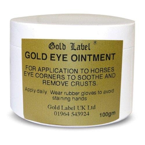 William Hunter Equestrian William Hunter Equestrian Gold Label Gold Eye Ointment for Horses, 100g - Soothes Eye Corners and removes Crusts