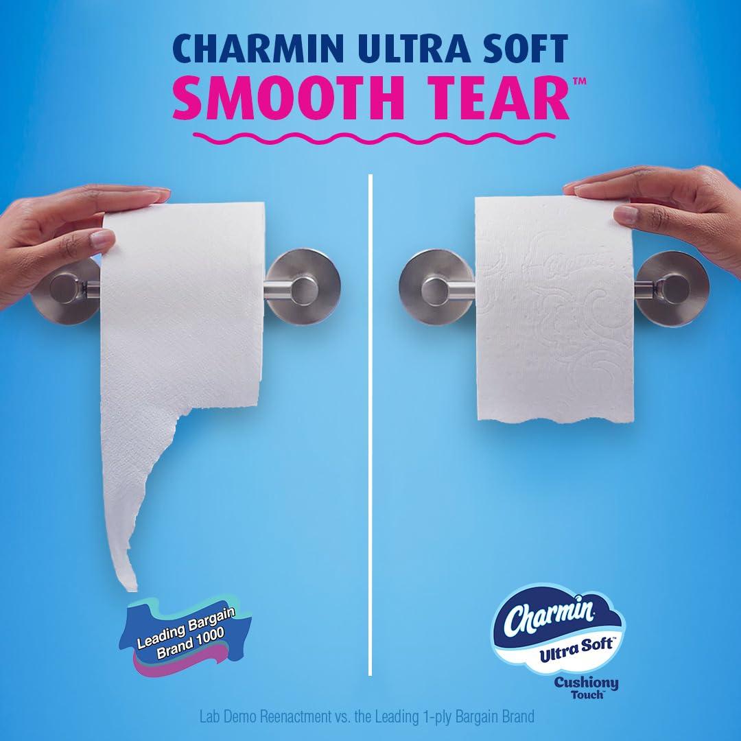 Charmin Charmin Toilet Paper Ultra Soft Cushiony Touch, 30 Family Mega Rolls = 153 Regular Rolls