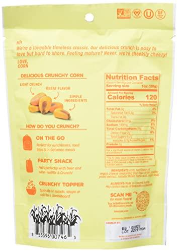 LOVE CORN LOVE CORN Cheezy 4oz x 1 bag - Delicious Crunchy Corn - Healthy Family Snacks - Gluten Free, Kosher, NON-GMO - Alternative for Chips, Nuts, Crackers & Pretzels - Perfect for Charcuterie Boards