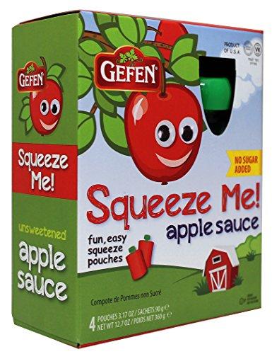 Gefen Gefen Applesauce Pouches, 3.17oz (1 Pack, 4 pouches)