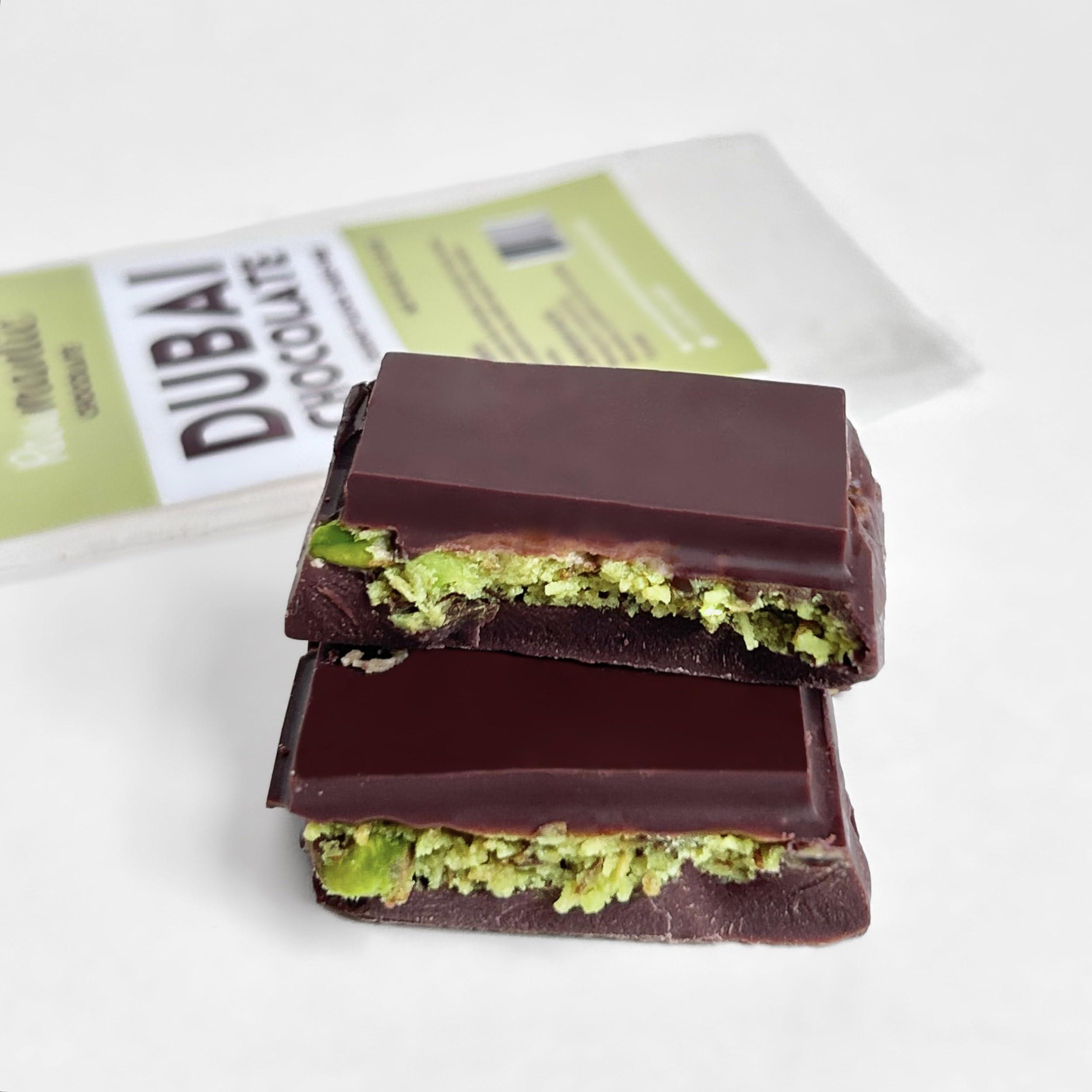 Rawmantic Chocolate DUBAI chocolate Knafeh Kanufeh Pistachio bar. 2.37oz/65g Vegan, Plant based