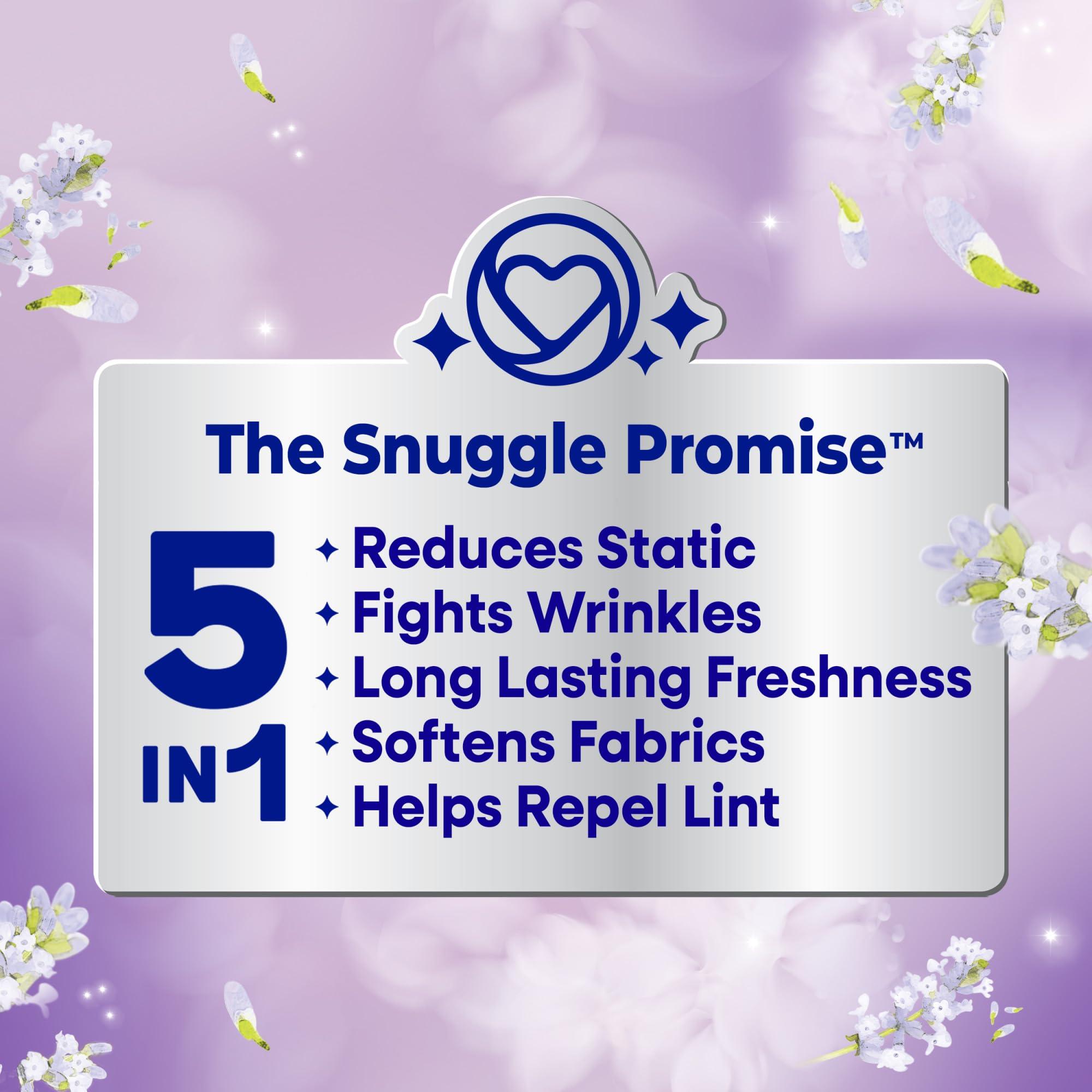 Snuggle Snuggle Fabric Softener Dryer Sheets Lavender Vanilla Orchid 230ct