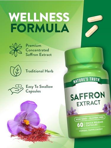 Nature\'s Truth Nature\'s Truth Saffron Extract Capsules | 60 count | Concentrated Extract | Non-GMO & Gluten Free Supplement